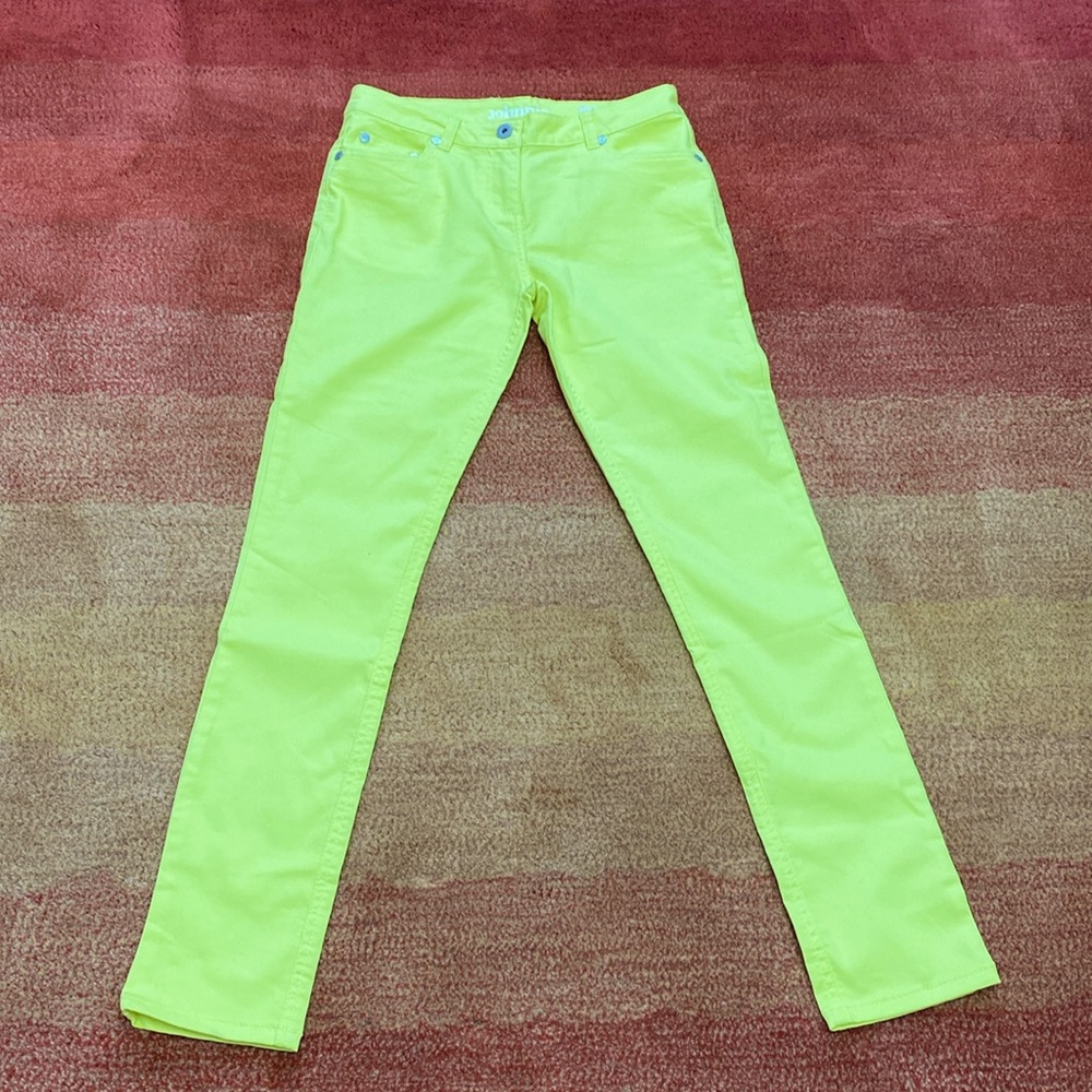 Johnnie B by Boden  Skinny Jeans Mid-Rise 92171 Yellow 28R